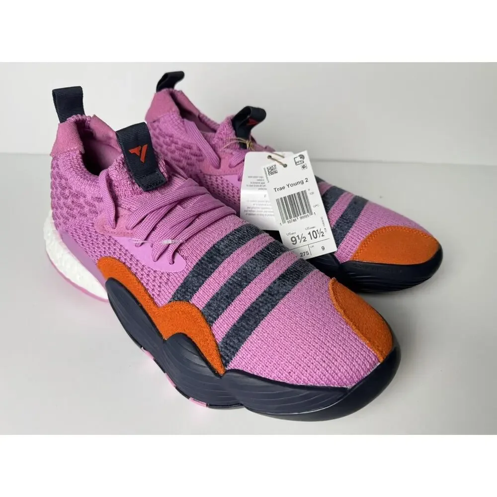 ADIDAS Shoes Sneakers Mens size 9.5 Knit Basketball Trae Young 2 Blokecore